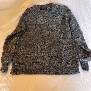 NWOT Women’s oversized Gray (black/white marled)Sweater